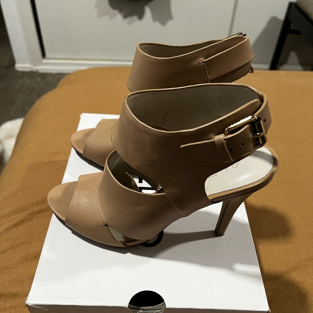 Aldo Nude Peep Toe Heels